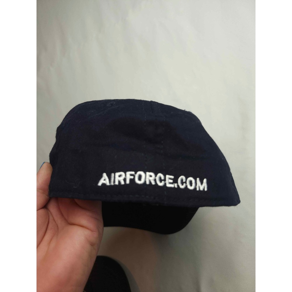 US Air Force Baseball Cap Navy Blue USAF Logo Embroidered Hat Made in USA - Picture 4 of 7